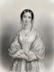 Florence Nightingale (1820-1910) Illustration aus 